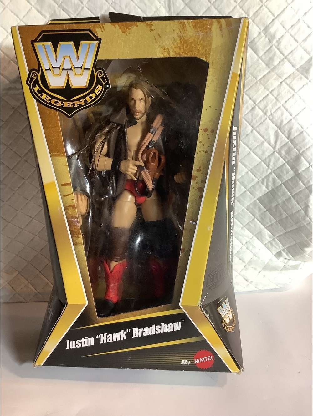 WWF Legends Justin 'Hawk' Bradshaw Action Figure Series 25